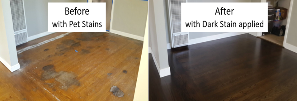 pet stains corrected with dark color stain 954x324