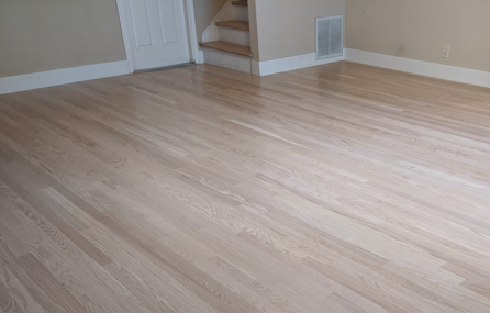 staining hardwood floors lighter color 446x285